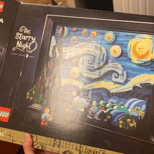 Lego Van Gogh MOMA “a starry night”
